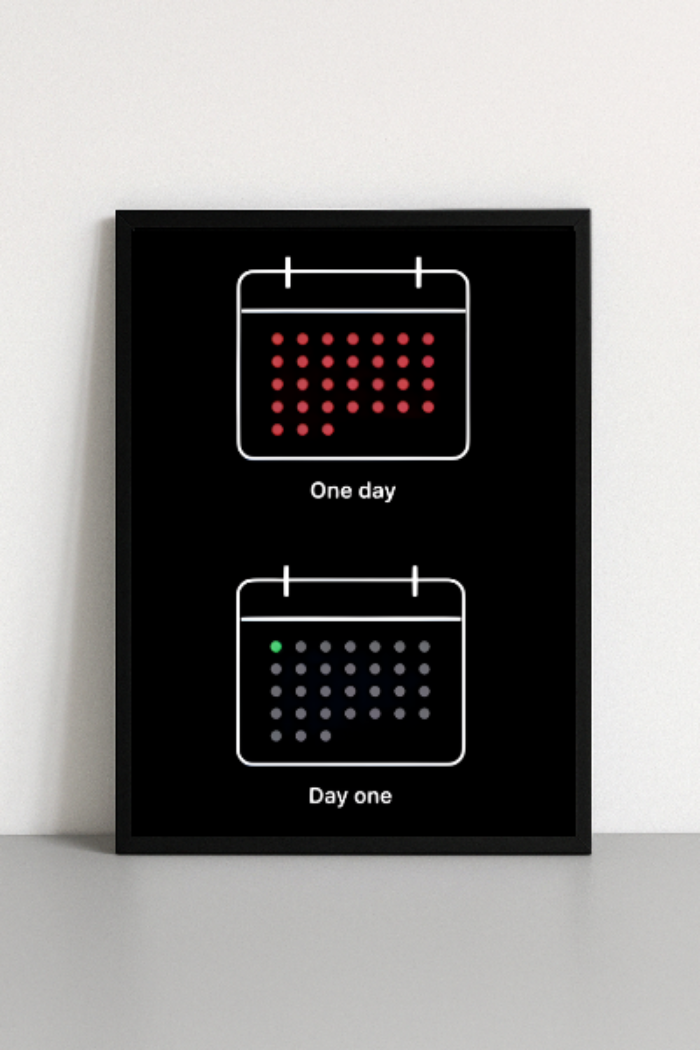 One day. Day one