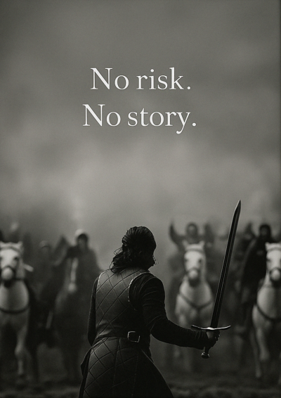No risk. No story