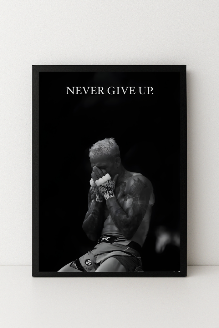 NEVER GIVE UP
