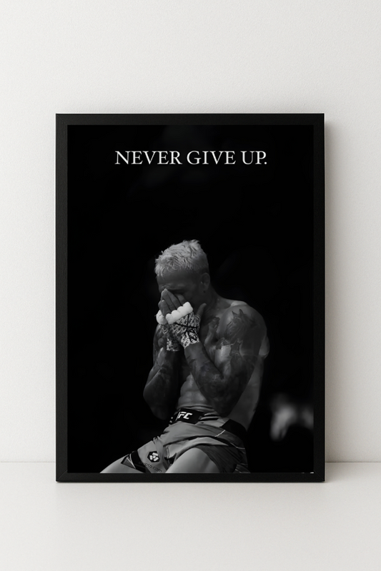 NEVER GIVE UP