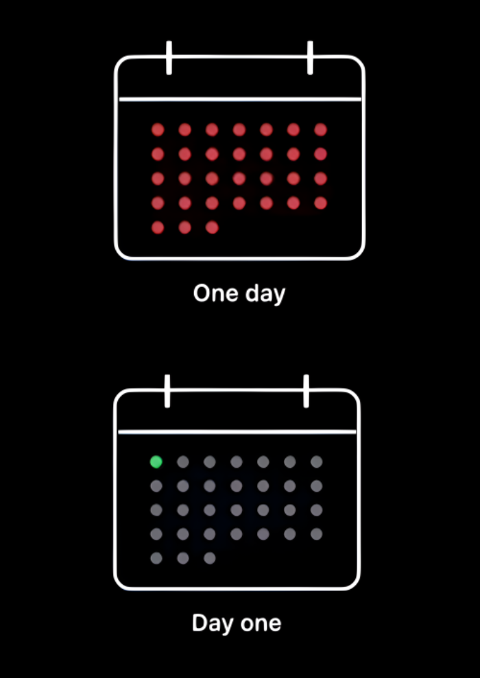 One day. Day one